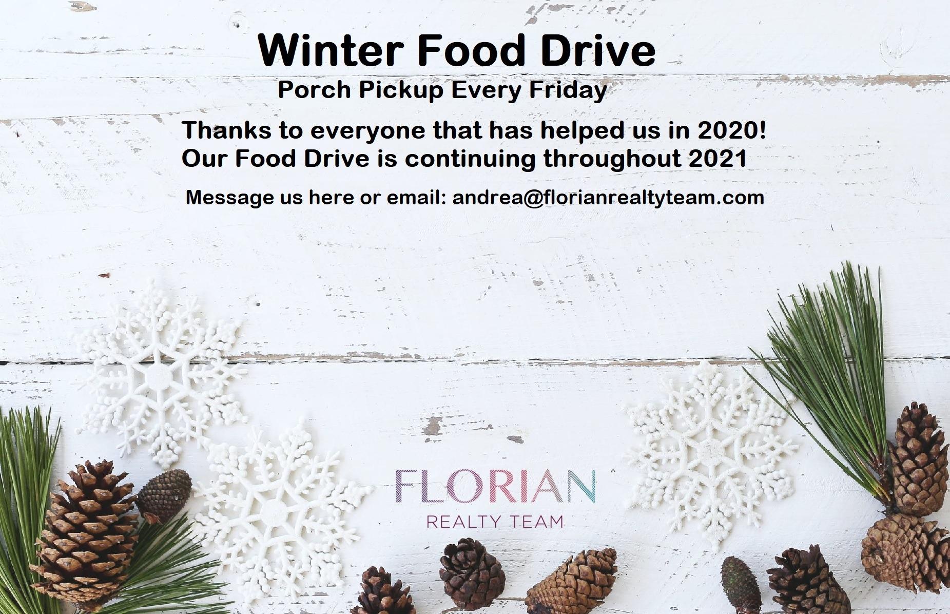 winter food drive info