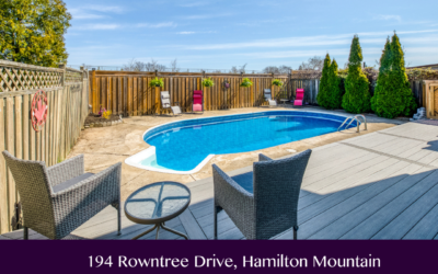New Listing 194 Rowntree Drive