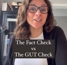 The Fact Check vs The GUT Check