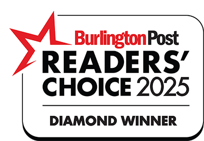 Burlington Post Readers' Choice 2025 Award - Diamond Winner